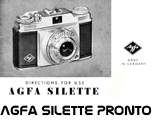 Click to download Agfa Silette Pronto user's manual.