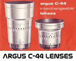 Click to download Argus C-44 Interchangeable Lenses user's manual.