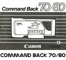 Click to download Canon Command Back 70/80 user's manual.