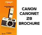 Click to download Canonet 28 brochure.