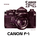 Click to download Canon F-1 user's manual.