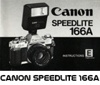 Click to download Canon Speedlite 166A user's manual.