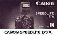 Click to download Canon Speedlite 177A user's manual.