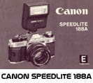 Click to download Canon Speedlite 188A user's manual.