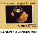 Click to download Canon FD Lenses May 1981 user's guide.