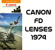 Click to download Canon FD Lenses 1974 user's guide.