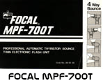 Click to download Focal MPF-700T user's manual.