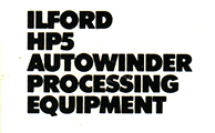 Click to download Ilford HP5 Autowinder Processing Equuipment guide.
