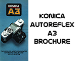 Click to download Konica Autoreflex A3 brochure.