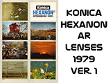 Click to download Konica Hexanon AR Lenses Ver. 1 brochure.