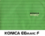 Click to download Konica EE Matic F user's manual.