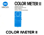 Click to download Minolta Color Meter II user's manual.
