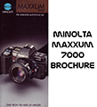 Click to download Minolta Maxxum 7000 brochure.