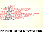Click to download MC Minolta SLR System guide.