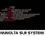 Click to download MD Minolta SLR System guide.
