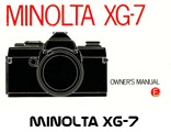 Click to download Minolta XG-7 user's manual.