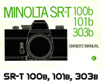 Click to download Minolta SR-T 100b, 101b, 303b user's manual.