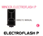 Click to download Minolta Electroflash P user's manual.