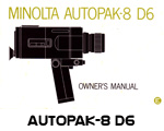Click to download Minolta Autopak8 D6 user's manual.