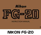 Click to download Nikon FG-20 user's manual.