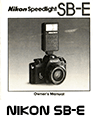 Click to download Nikon SB-E user's manual.