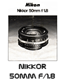 Click to download Nikon Nikkor 50mm f/1.8 user's manual.