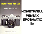 Click to download Honeywell Pentax Spotmatic IIa user's manual.