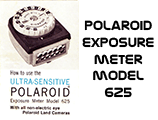 Click to download pPolaroid Exposure Meter Model 625 user's manual.