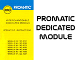 Click to download Promatic Dedicated Module user's manual.