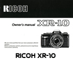 Click to download Ricoh XR-10 user's manual.