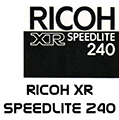 Click to download Ricoh XR Speedlite 240 user's manual.