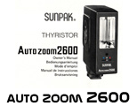 Click to download Sunpak Auto Zoom 2600 user's manual.