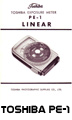 Click to download Toshiba PE-1 user's manual.