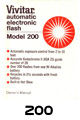 Click to download Vivitar 200 user's manual.