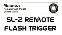Click to download Vivitar SL-2 Remote Flash Trigger instructions.