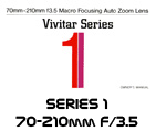 Click to download Vivitar Series 1 70-210mm f/3.5 user's manual.