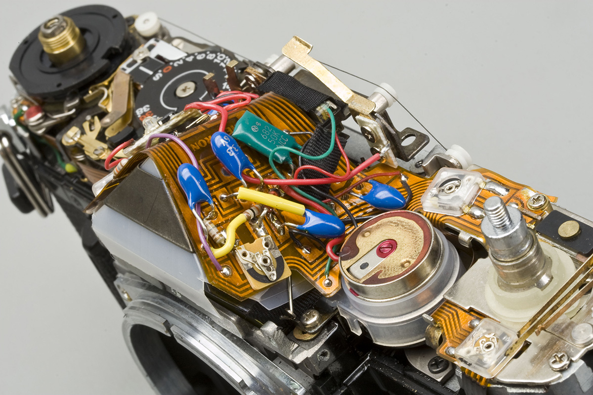 View of flexboard from rewind side.